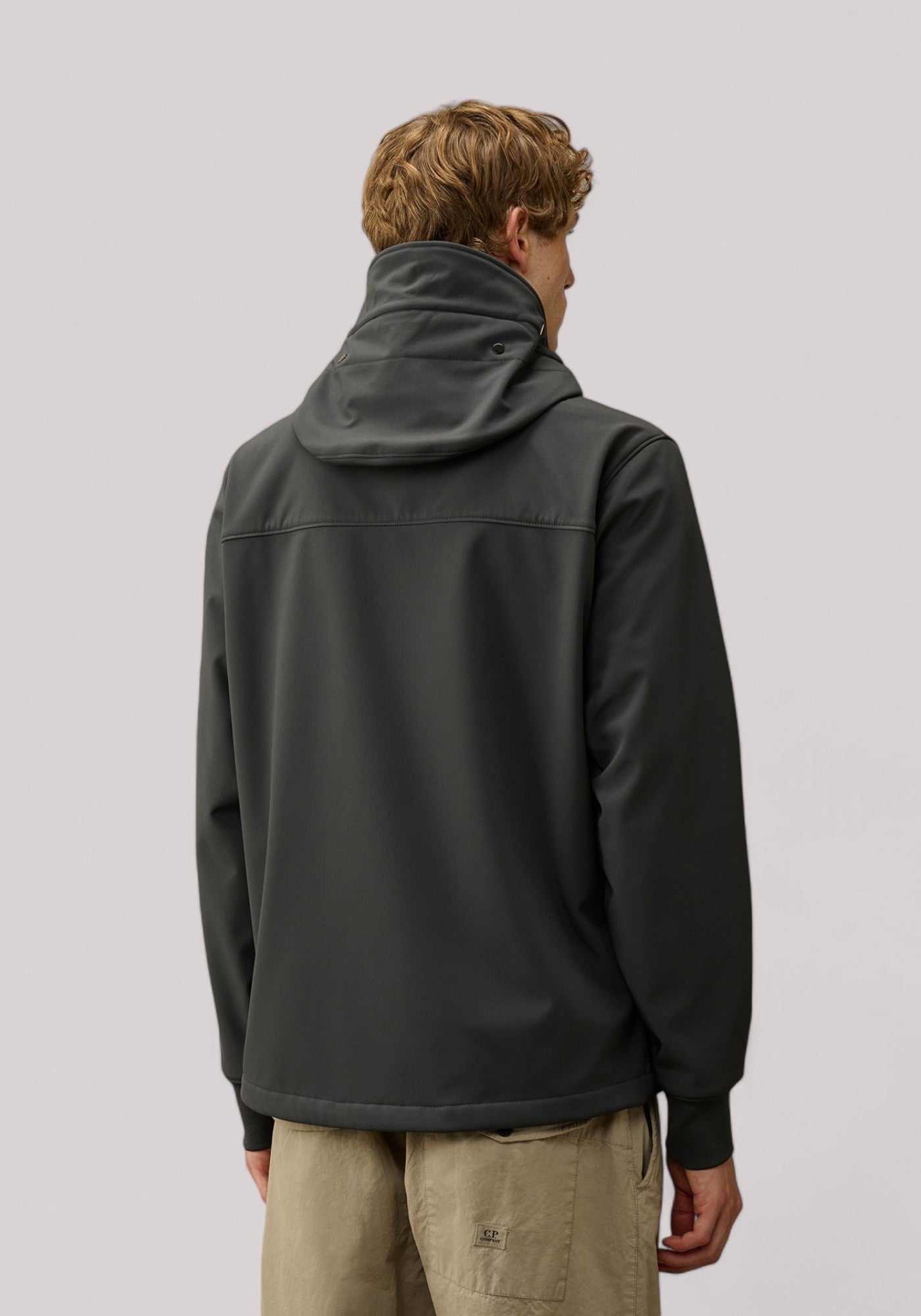 GIUBBINO UOMO SHELL-R GOGGLE JACKET BLACK SAND - Linassi
