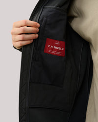GIUBBINO UOMO SHELL-R GOGGLE JACKET BLACK SAND - Linassi