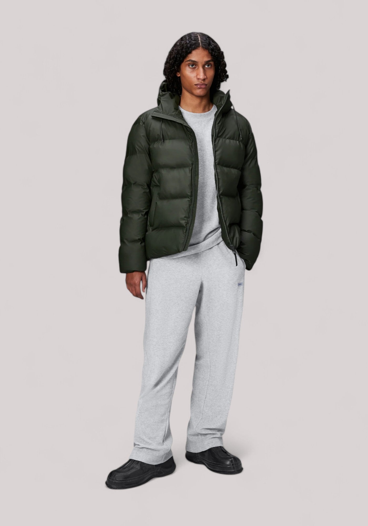 GIACCONE UOMO GREEN -  ALTA PUFFER JACKET RA15120 GREEN - Linassi
