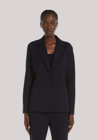 GIACCA DONNA PUNTO MILANO BLU - Linassi