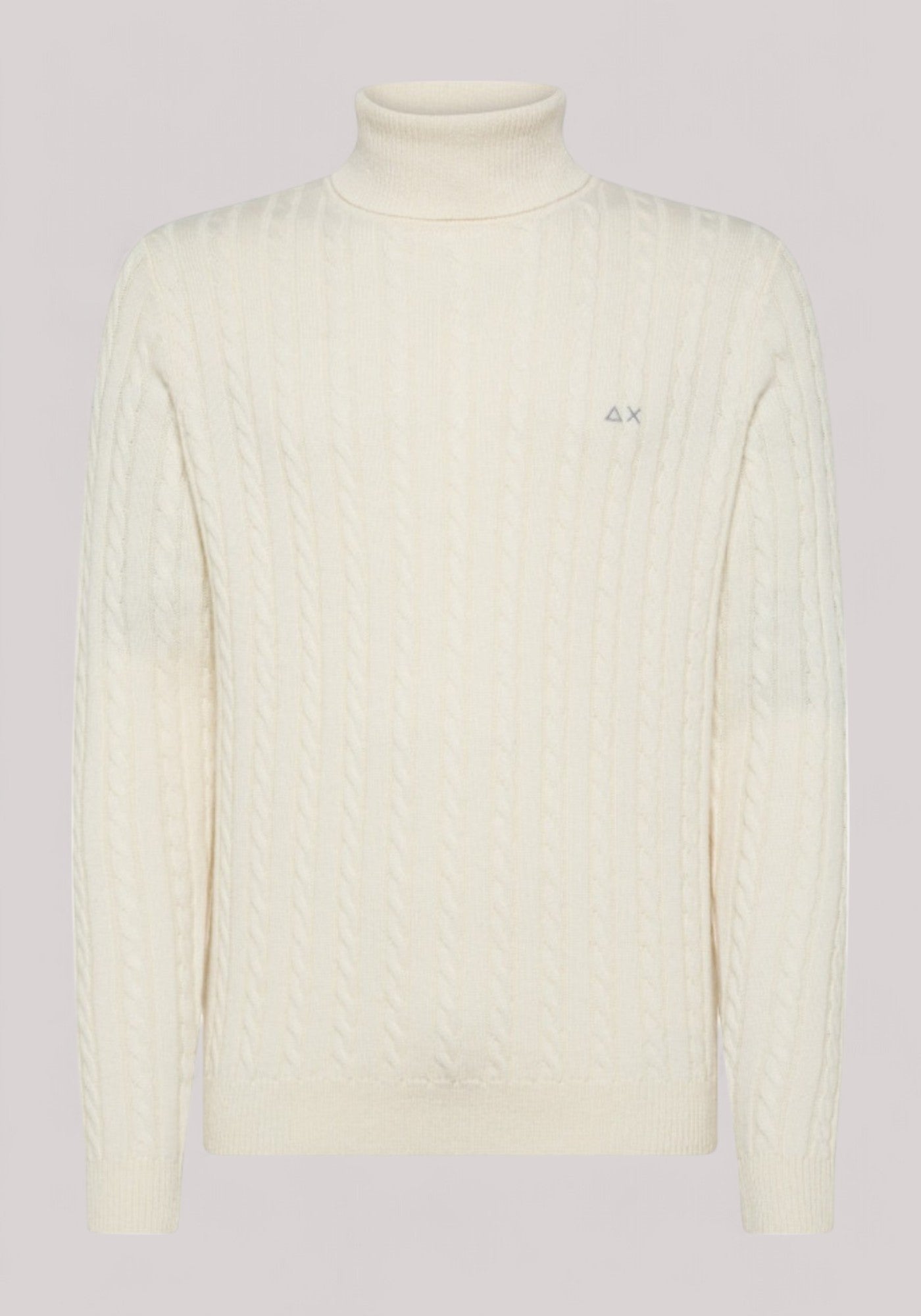 MAGLIA UOMO DOLCEVITA BIANCO PANNA - TURTLE CABLE - Linassi