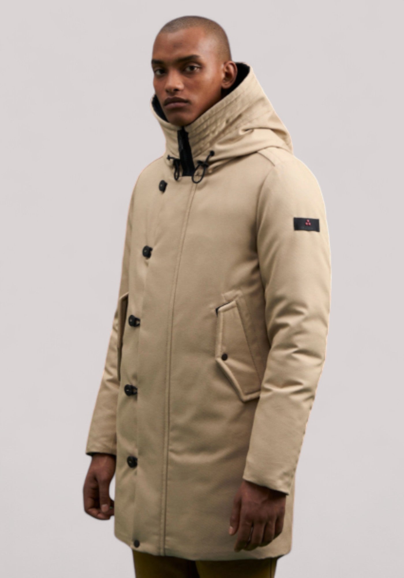 GIACCONE UOMO PARKA RESISTENTE IN TESSUTO MADE IN ITALY SESAMO - Linassi