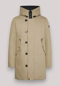 GIACCONE UOMO PARKA RESISTENTE IN TESSUTO MADE IN ITALY SESAMO - Linassi