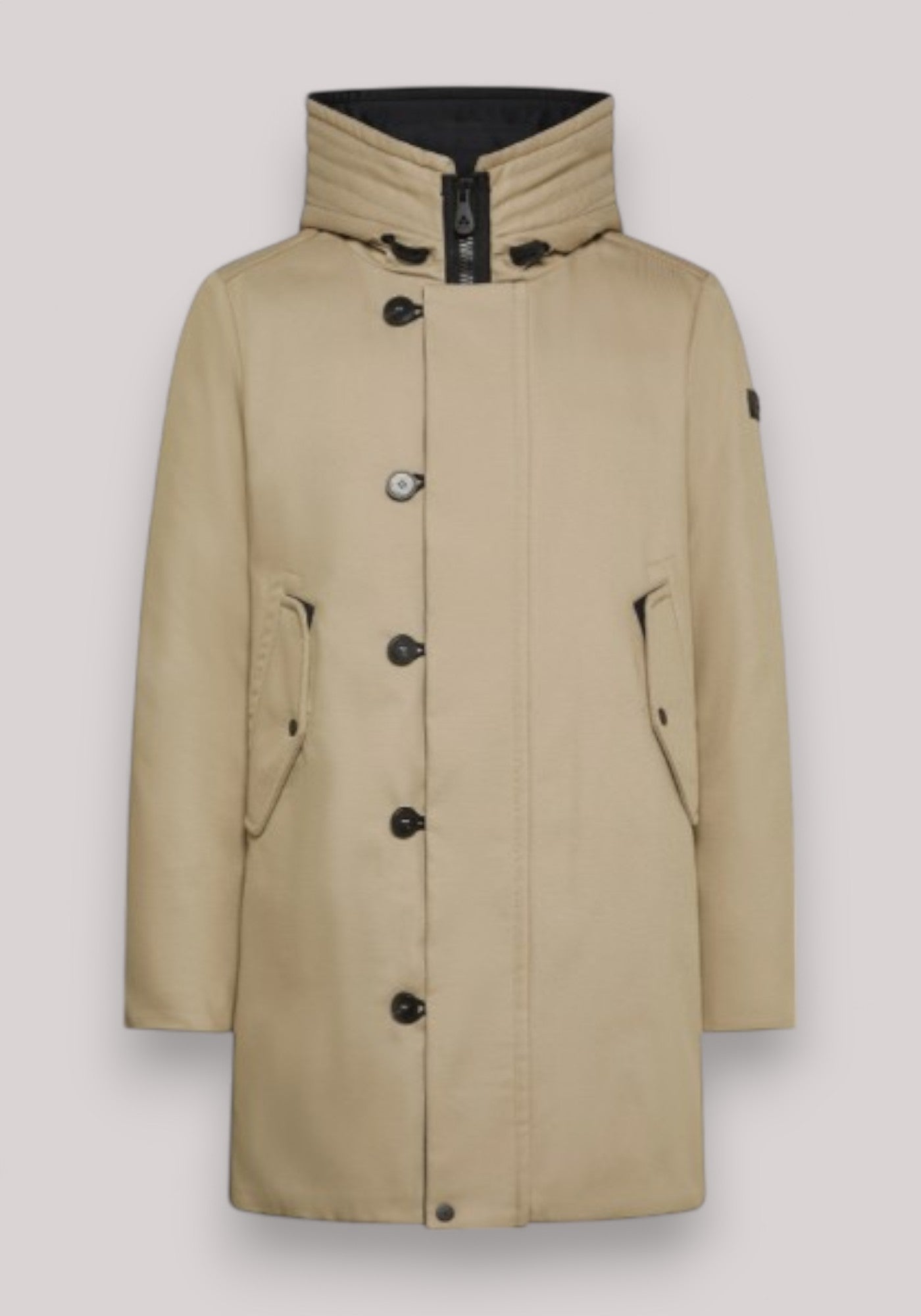 GIACCONE UOMO PARKA RESISTENTE IN TESSUTO MADE IN ITALY SESAMO - Linassi