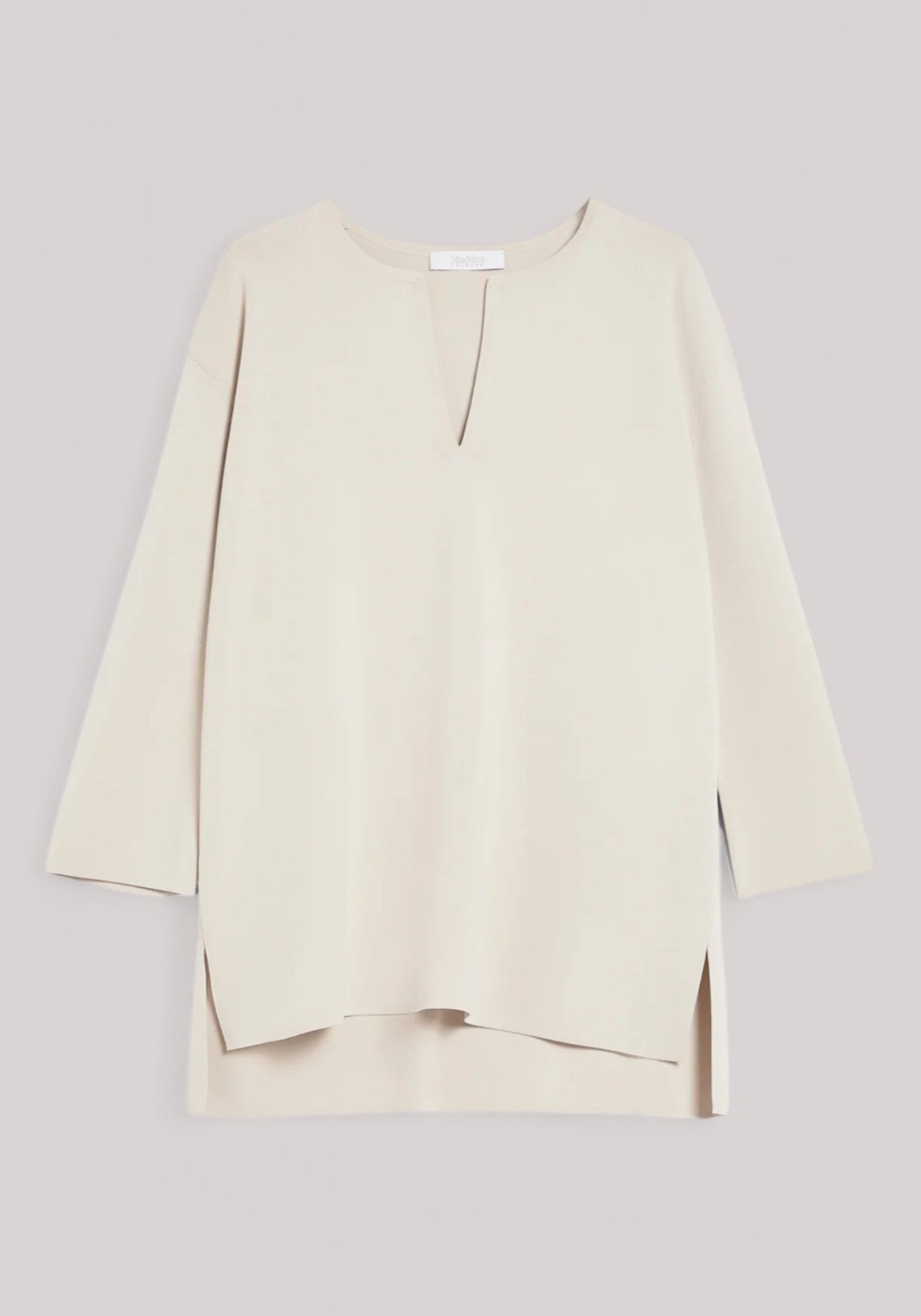 MAGLIA DONNA IN CREPE BEIGE - Linassi