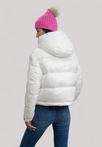 GIUBBINO DONNA MICRO RIP GLORIA BIANCO OTTICO - Linassi