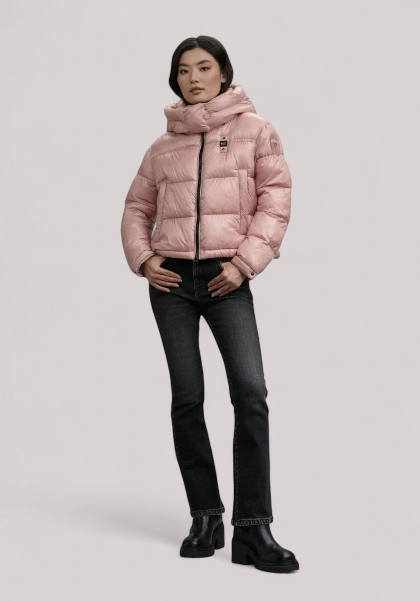 GIUBBINO DONNA MICRO RIP GLORIA ROSA PALLIDO - Linassi