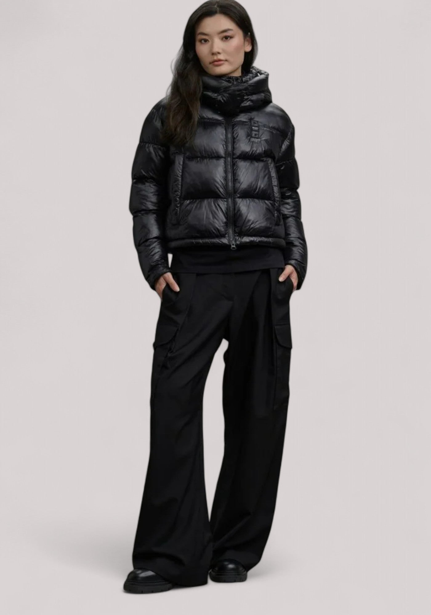 GIUBBINO DONNA MICRO RIP GLORIA NERO - Linassi