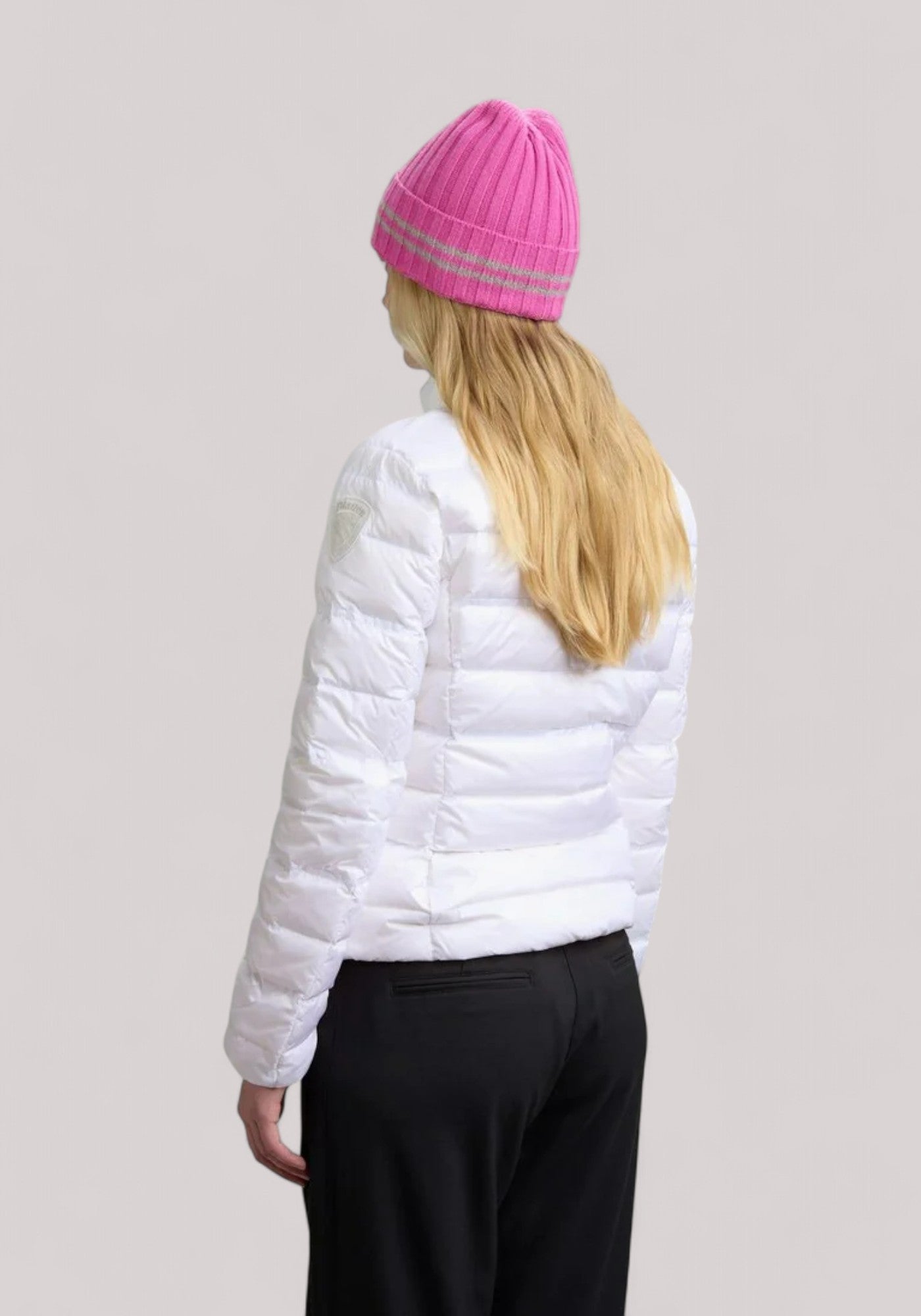 GIUBBINO DONNA GEORGIA BIANCO OTTICO - Linassi