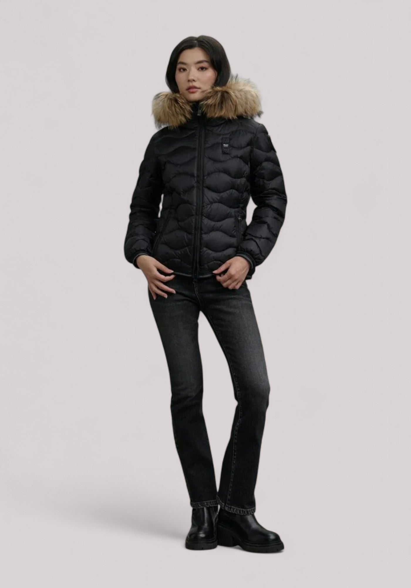 GIUBBINO DONNA ALDIE NERO - Linassi