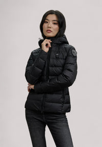 GIUBBINO DONNA SLIMFIT CHARME NERO - Linassi