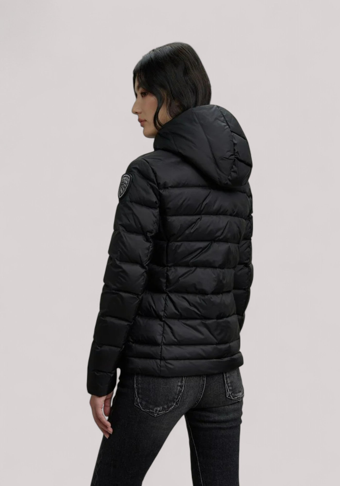 GIUBBINO DONNA SLIMFIT CHARME NERO - Linassi