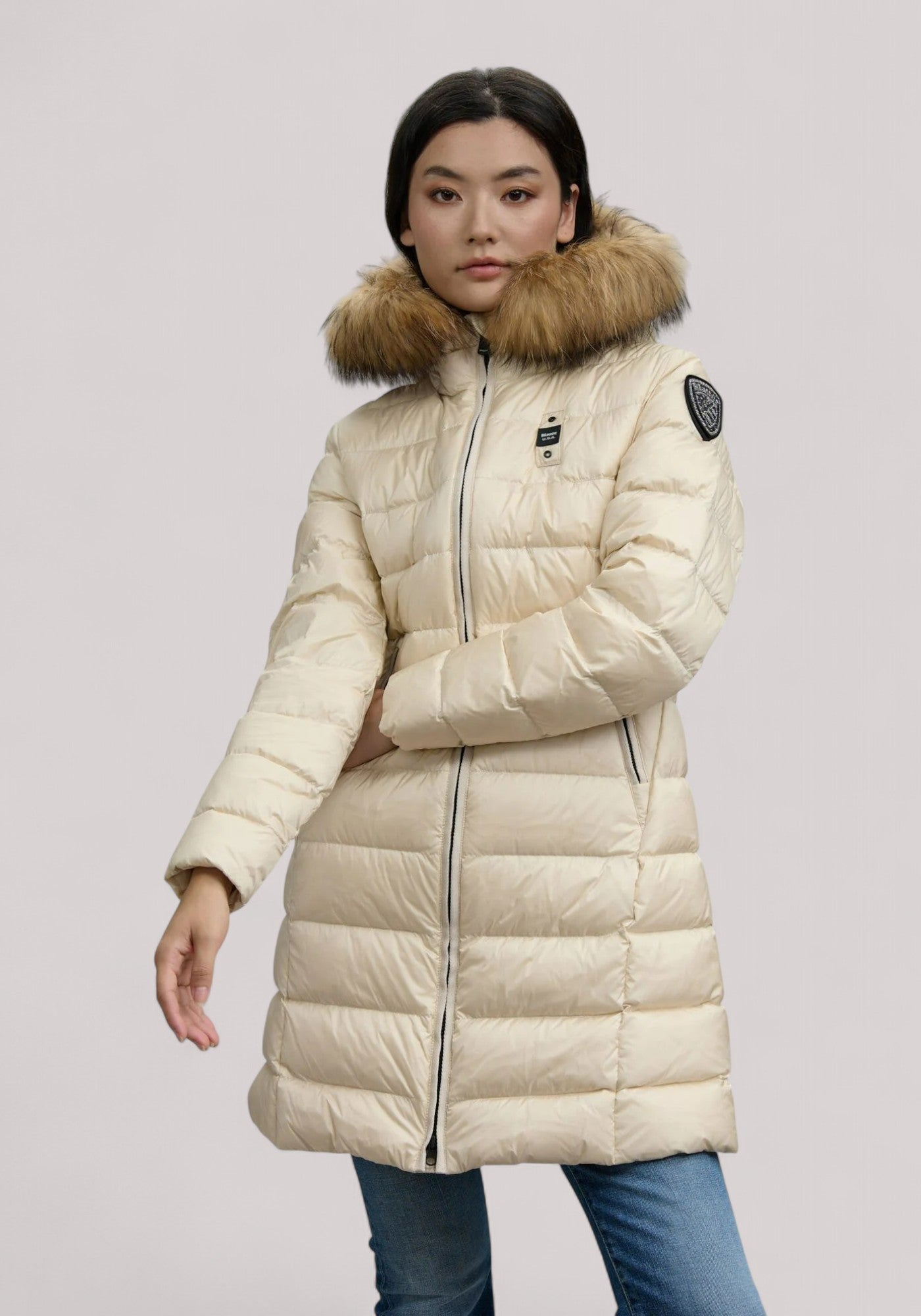 GIACCONE DONNA KRISTIN GRIGIO MATTINO - Linassi