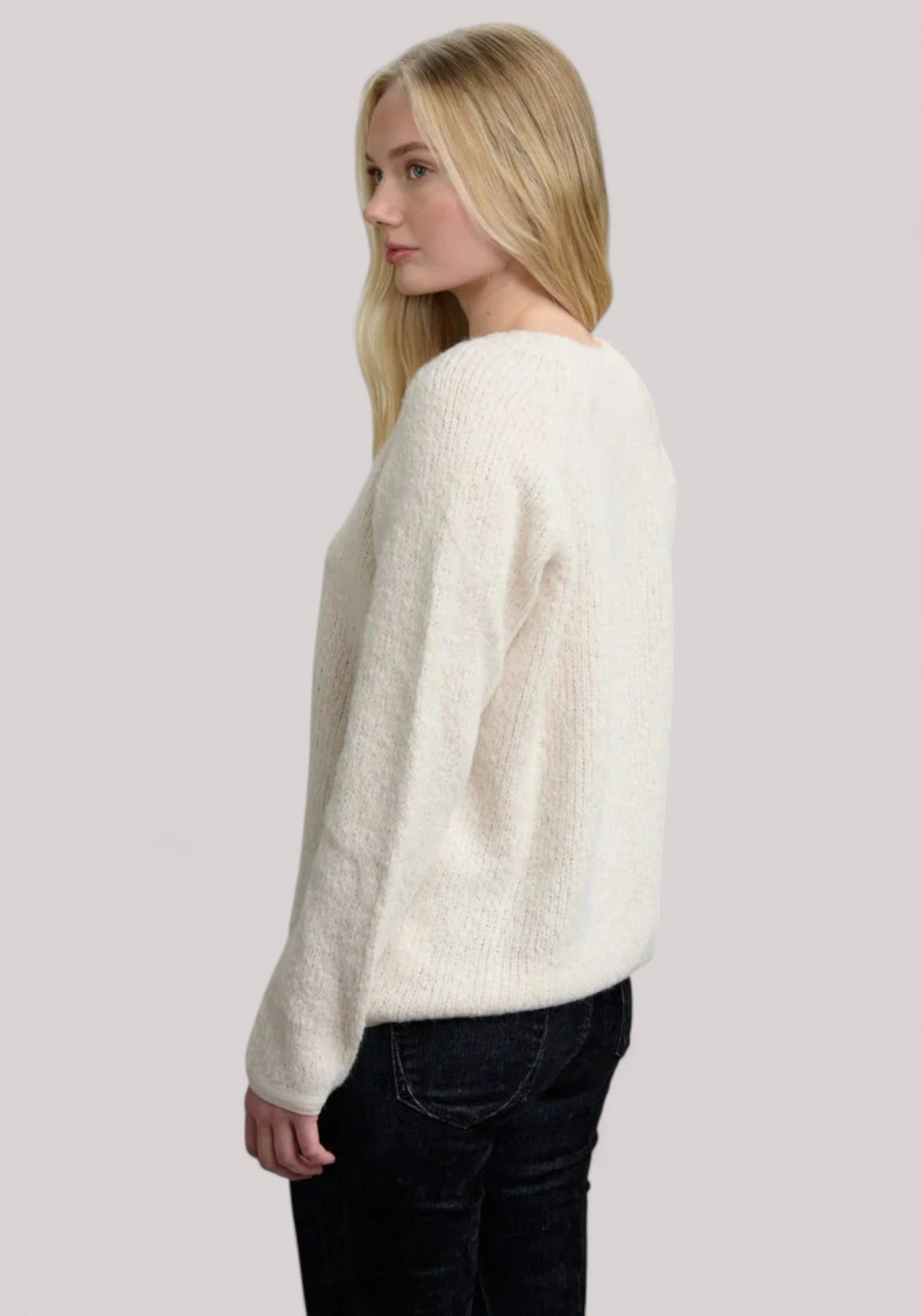 MAGLIA DONNA ALPACA REGAL LUPO ARTICO - Linassi