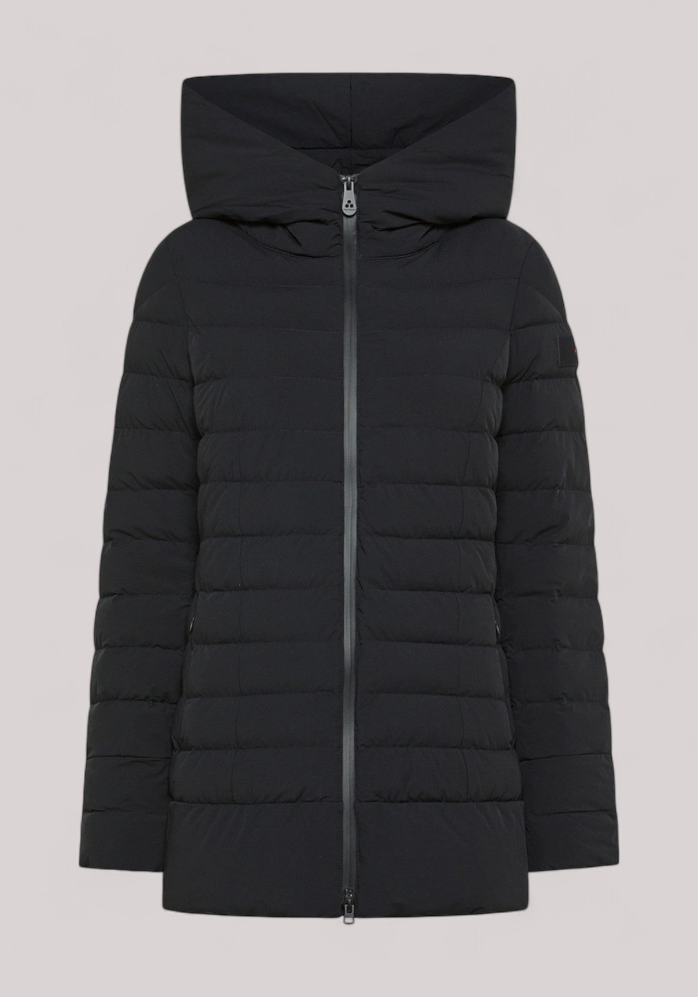 GIACCONE DONNA IN PIUMA NATURALE NERO - Linassi