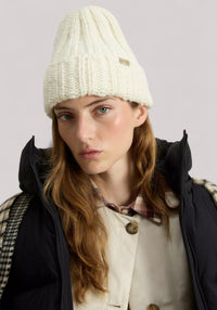 BERRETTO DONNA LANA ALPACA  MILKY CREAM - Linassi