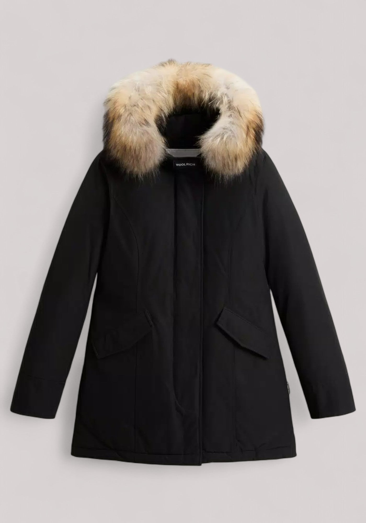 GIACCONE DONNA ARCTIC RACCOON PARKA BLACK - Linassi