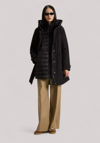 GIACCONE DONNA AUTHENTIC 3 IN 1 PARKA BLACK - Linassi