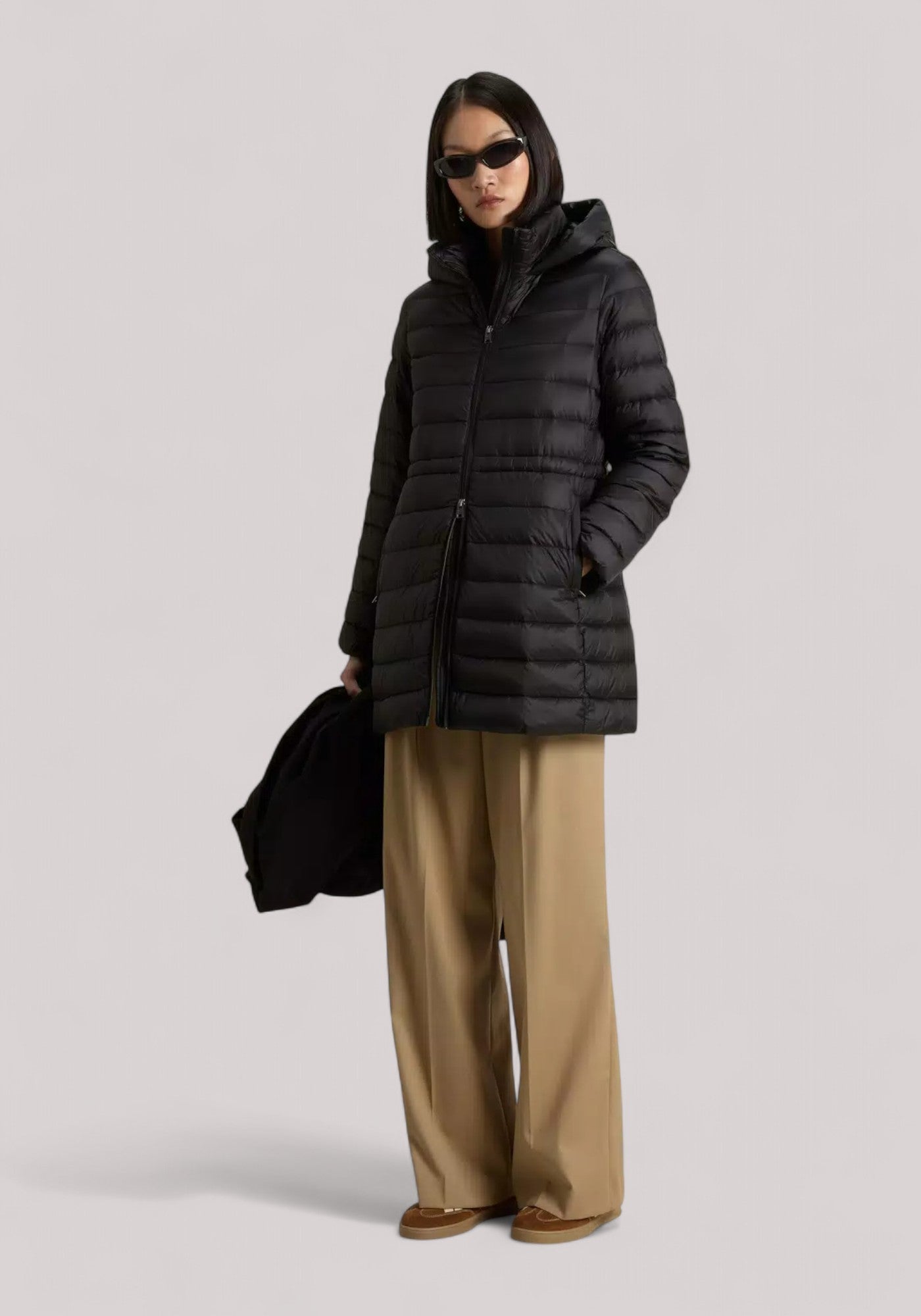 GIACCONE DONNA AUTHENTIC 3 IN 1 PARKA BLACK - Linassi