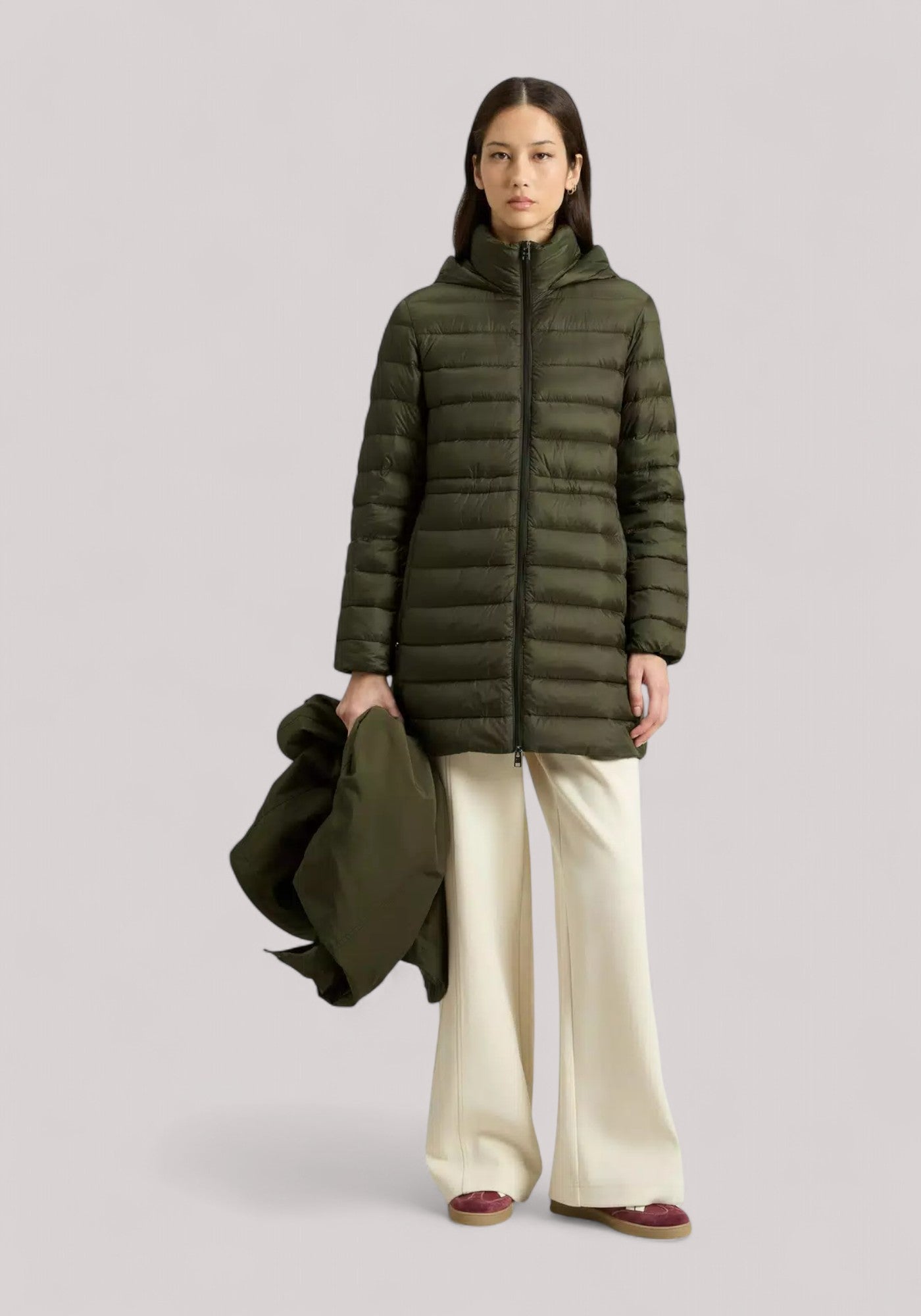 GIACCONE DONNA AUTHENTIC 3 IN 1 PARKA DARK REEN - Linassi