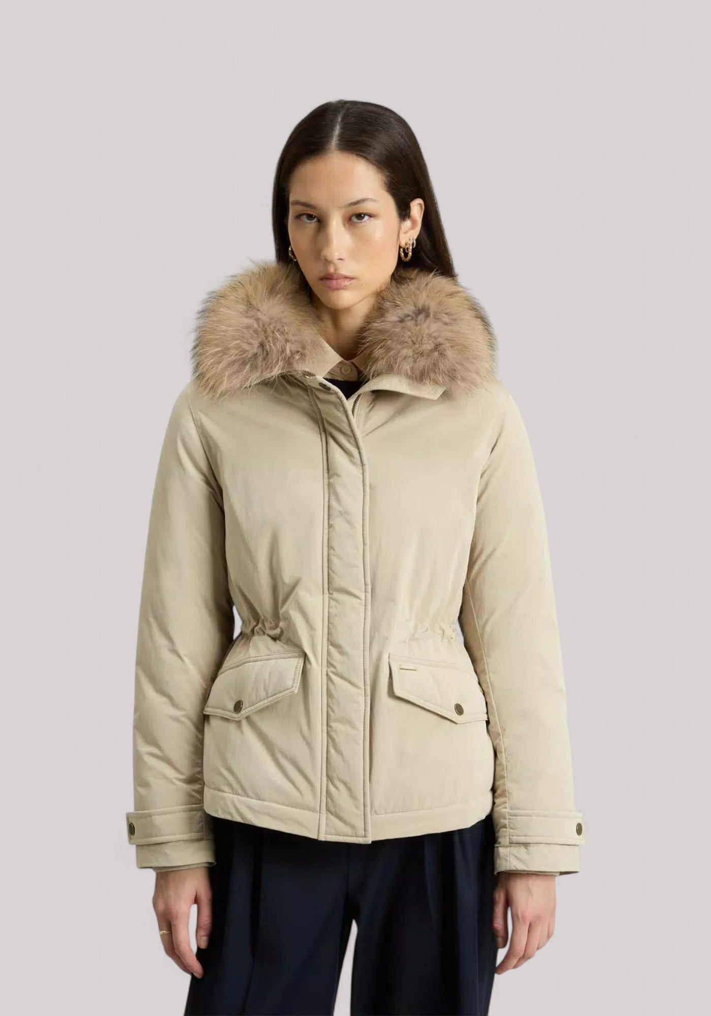 GIACCONE DONNA OXFORD TAN - Linassi