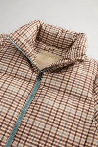 GIACCONE DONNA BEIGE CHECK - Linassi