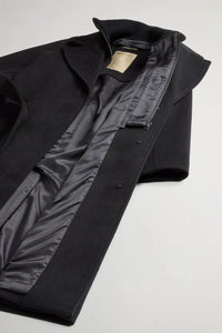 CAPPOTTO DONNA LUNGO NERO - Linassi