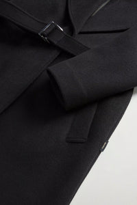 CAPPOTTO DONNA LUNGO NERO - Linassi