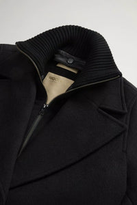 CAPPOTTO DONNA LUNGO NERO - Linassi