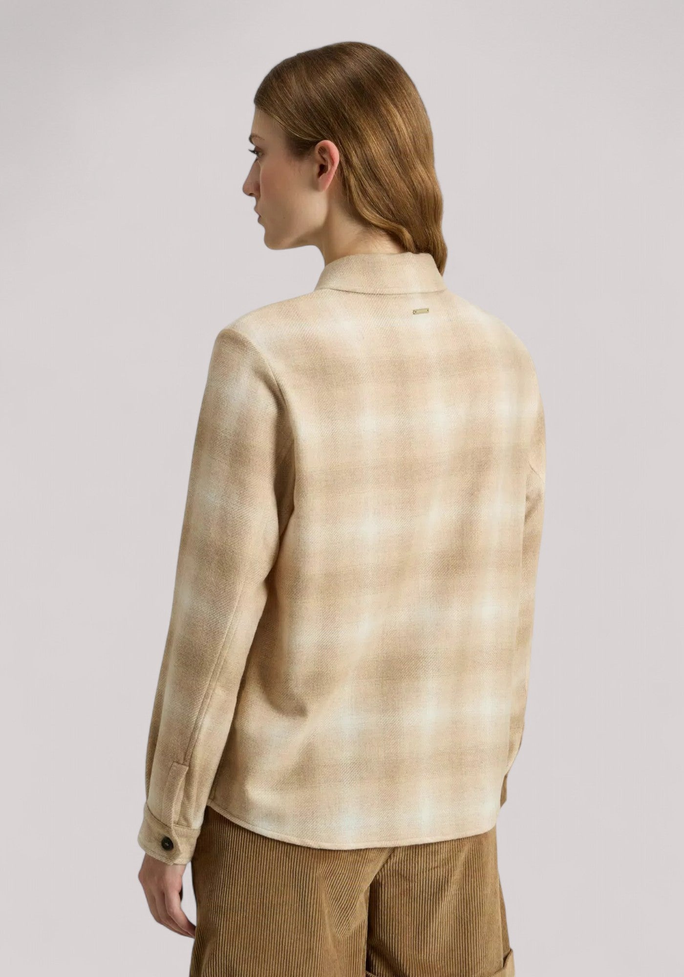 OVERSHIRT DONNA HOMBRE BEIGE - Linassi