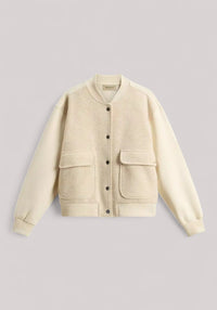 GIUBBINO DONNA BEIGE HERRINGBONE - Linassi