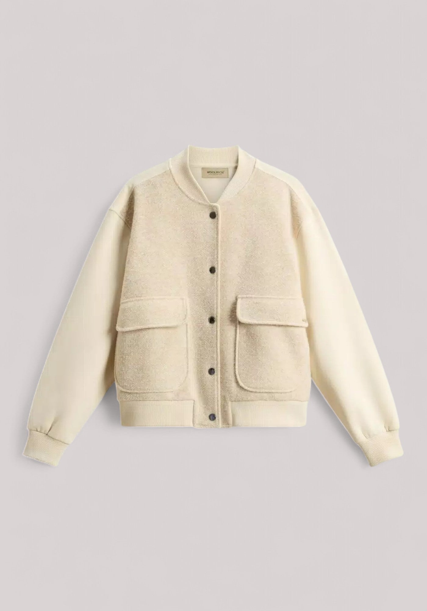 GIUBBINO DONNA BEIGE HERRINGBONE - Linassi