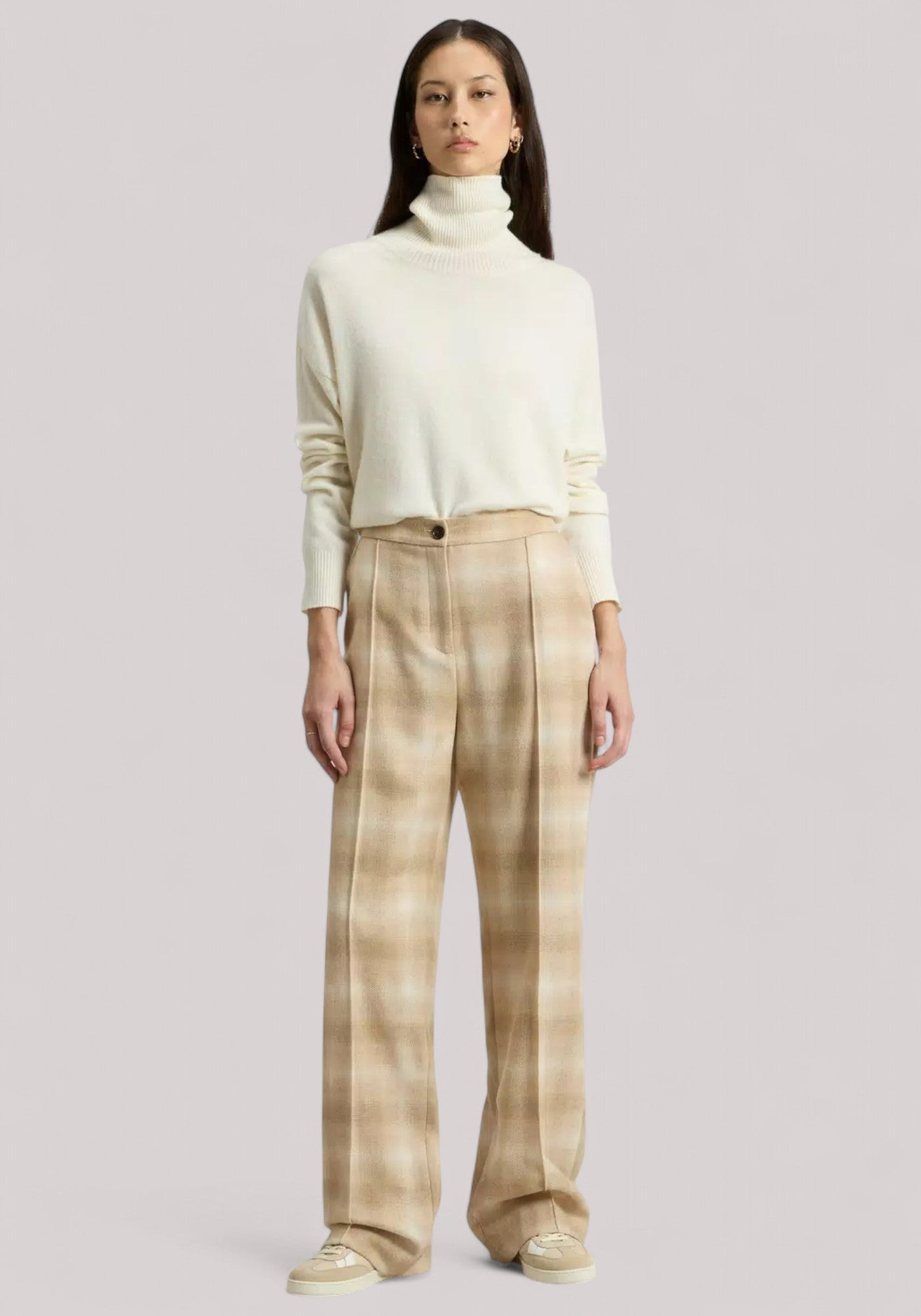 PANTALONE DONNA HOMBRE BEIGE - Linassi