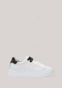 SCARPE DONNA GRACE LEATHER BIANCO/NERO - Linassi