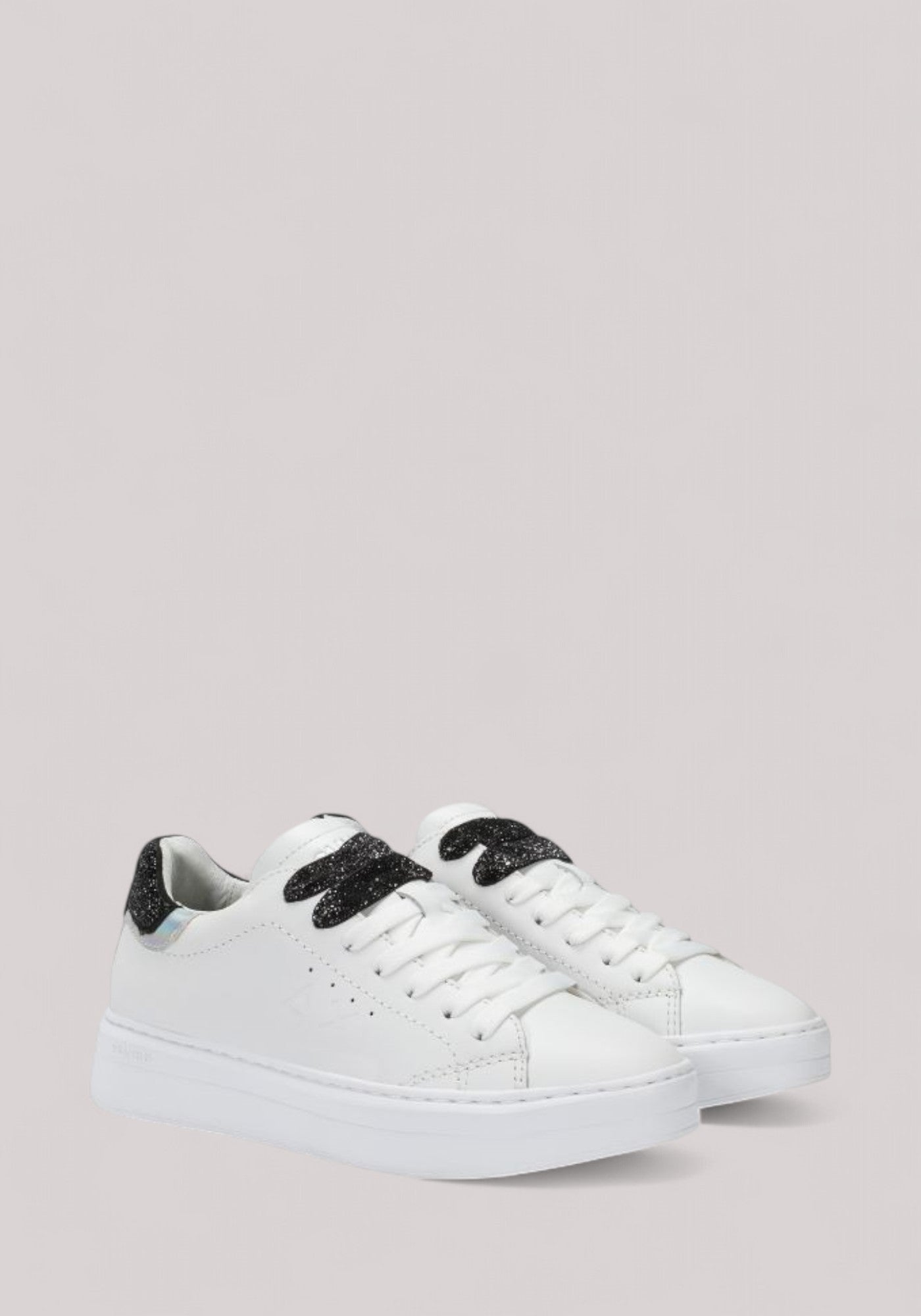 SCARPE DONNA GRACE LEATHER BIANCO/NERO - Linassi