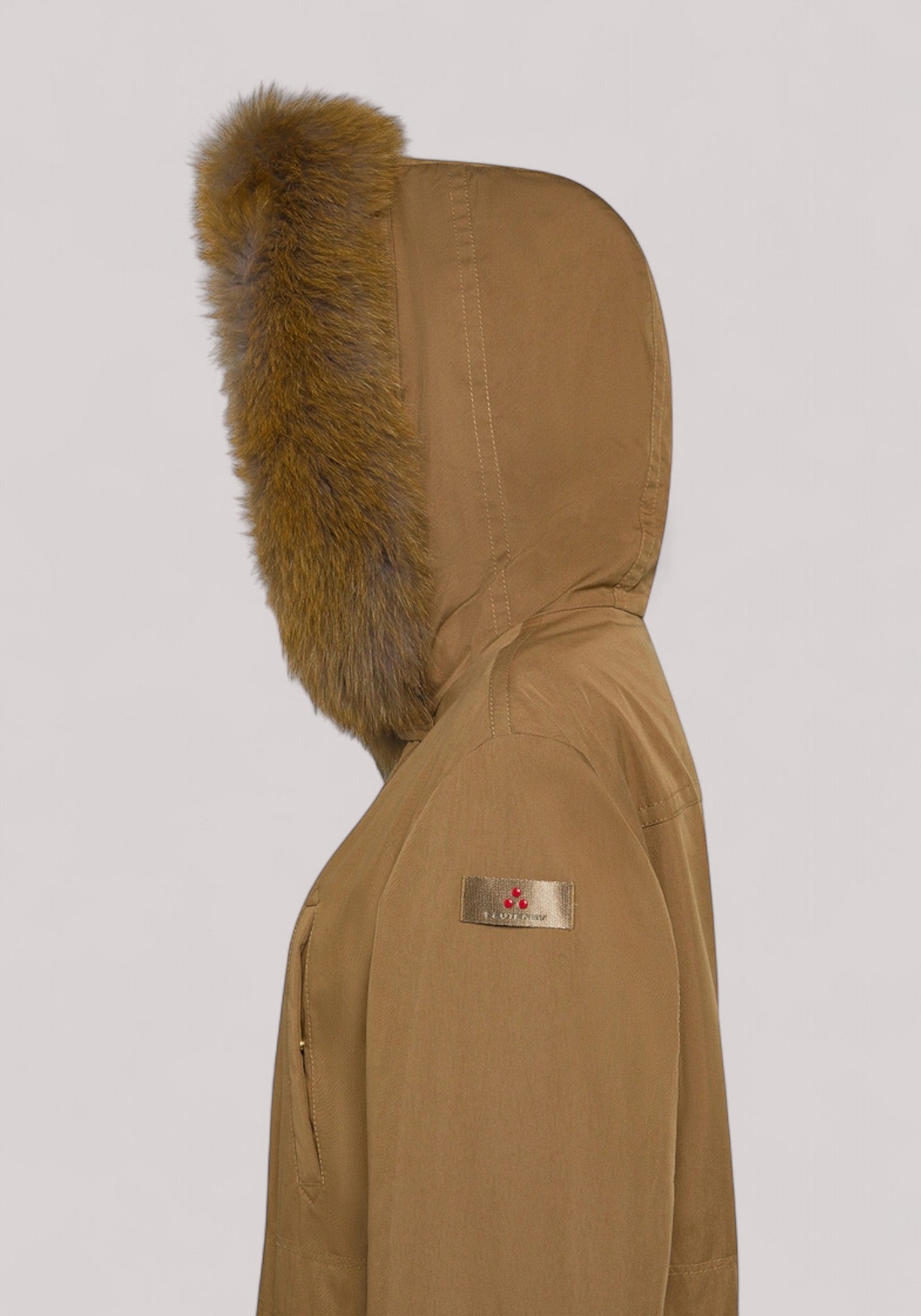 GIACCONE DONNA CON PELLICCIA IN VOLPE GIANDUIA - Linassi