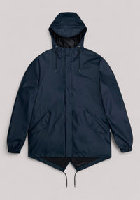 IMPERMEABILE UNISEX NAVY - FISHTAIL JACKET(W3) RA18010 - Linassi