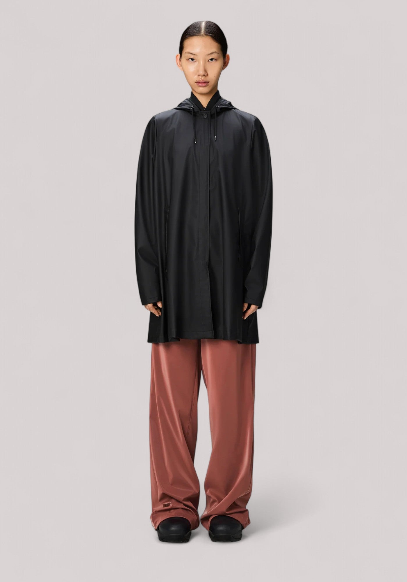 IMPERMEABILE DONNA A-LINE W JACKET(W3) BLACK - Linassi