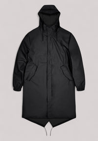 IMPERMEABILE UNISEX FISHTAIL PARKA(W3) BLACK - Linassi