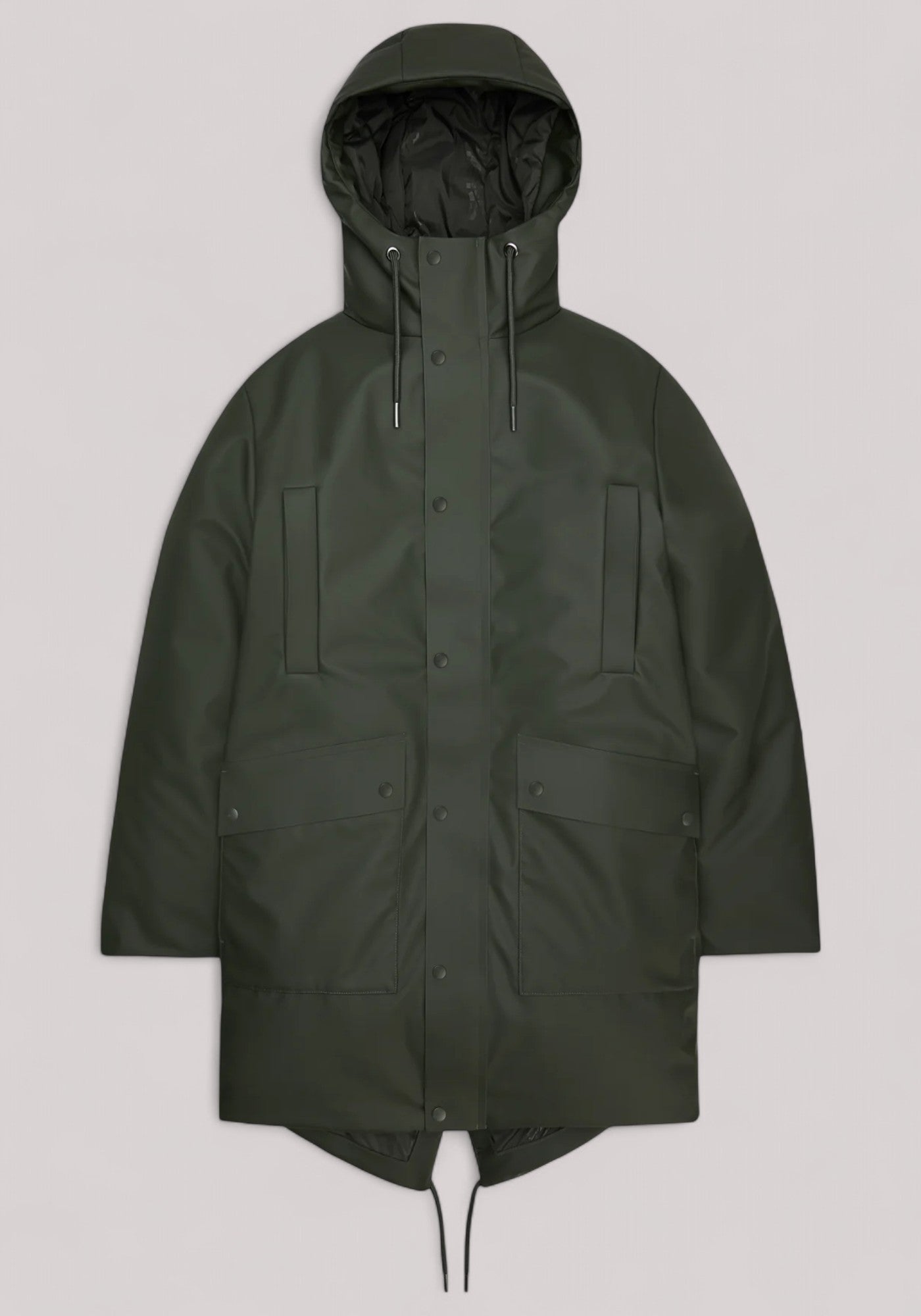 GIACCONE UNISEX LONG PARKA W GREEN - Linassi