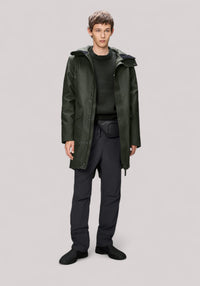 GIACCONE UNISEX LONG PARKA W GREEN - Linassi