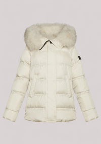 GIACCONE DONNA CON PELLICCIA VOLPE TORTORA - Linassi