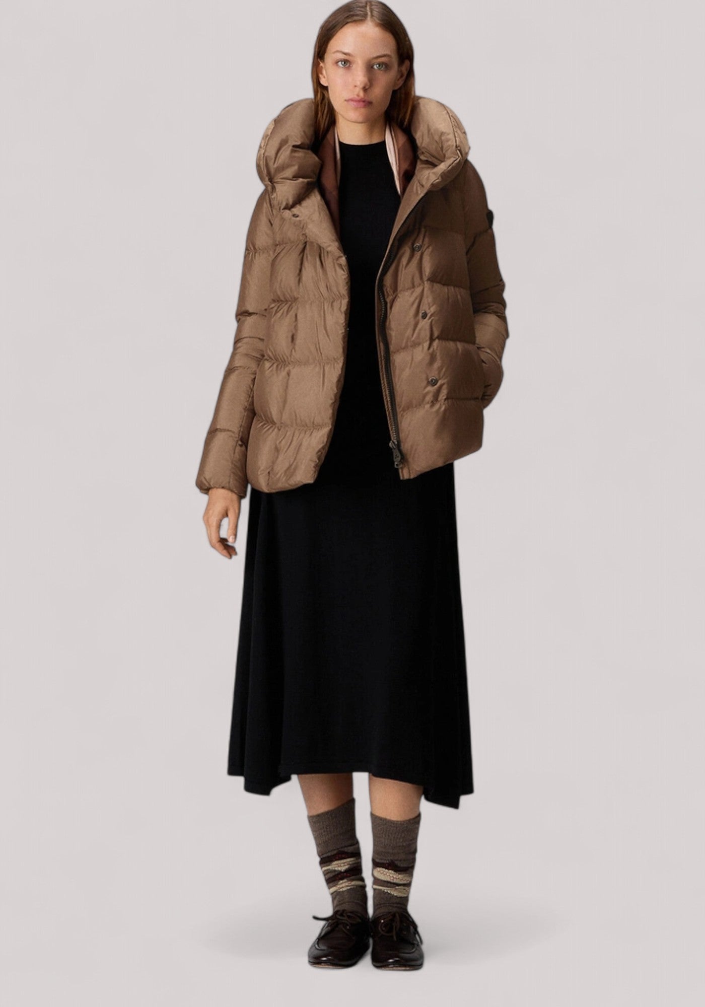 GIACCONE DONNA IN PIUMA NATURALE GIANDUIA - Linassi