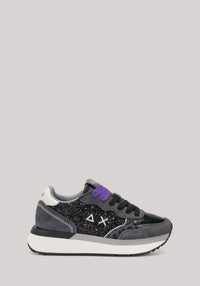 SCARPE DONNA BIG ALLY GLITTER NERO - Linassi