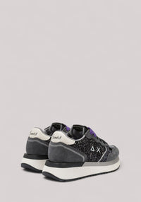 SCARPE DONNA BIG ALLY GLITTER NERO - Linassi