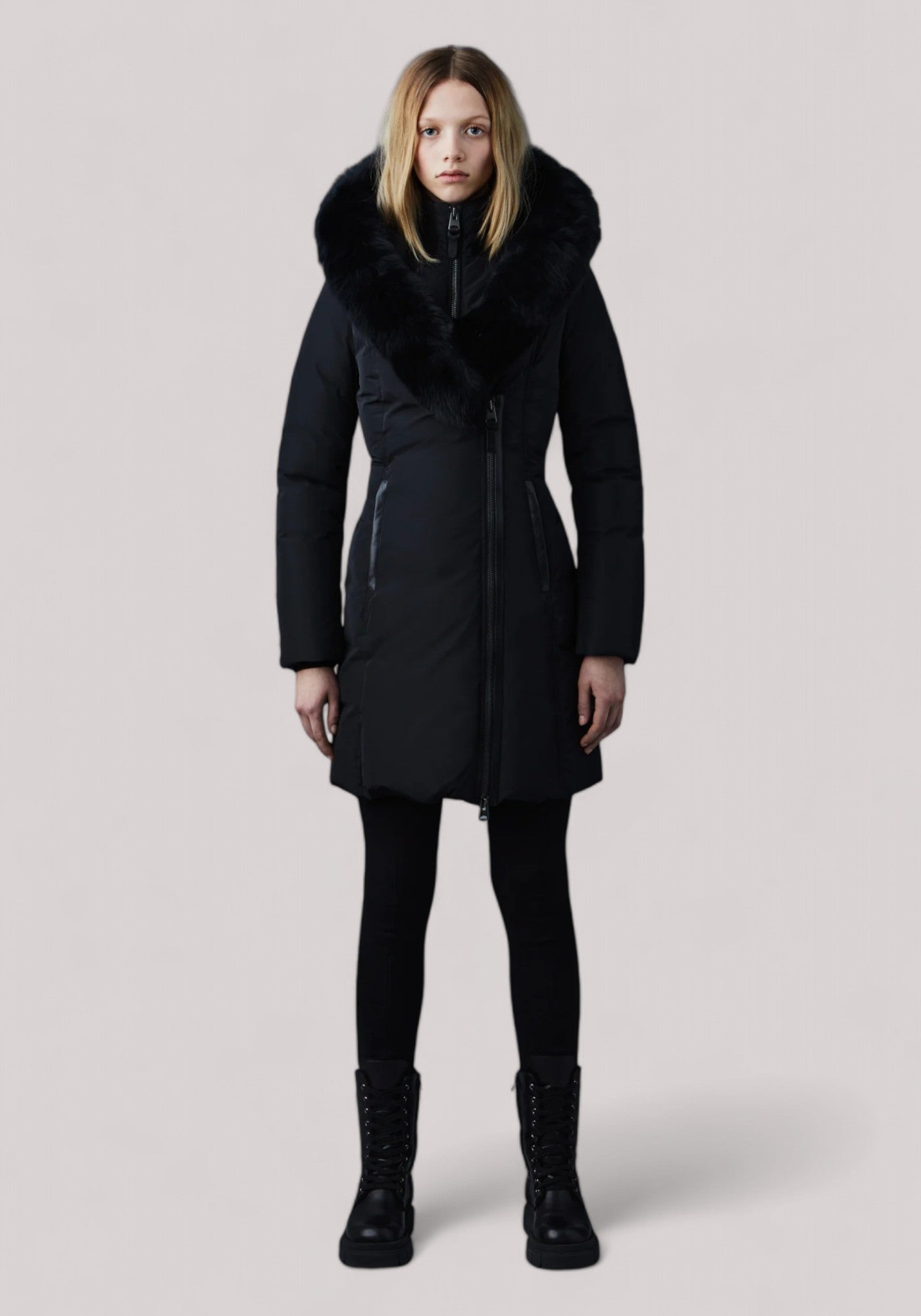 GIACCONE DONNA BLACK KAY BX - Linassi