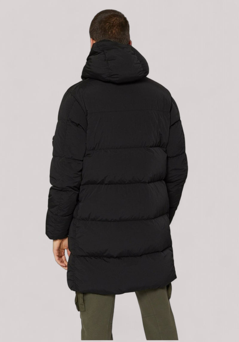 GIACCONE UOMO PUFFER JACKET IN TESSUTO TECNICO  BLACK