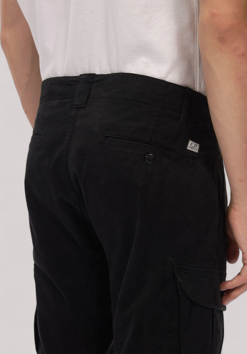 PANTALONE UOMO STRETCH CARGO BLACK - 13CMPA186A-005529G 999