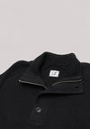 MAGLIA UOMO SERAFINO ZIP BLACK
