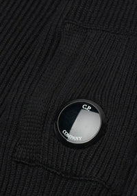MAGLIA UOMO SERAFINO ZIP BLACK